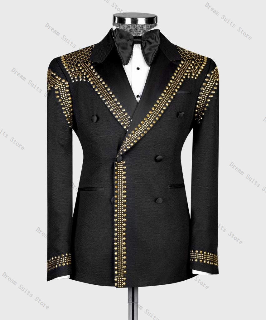 Men'S Luxury Formal Wear - Men Suit Set 2 Piece Blazer+Pant