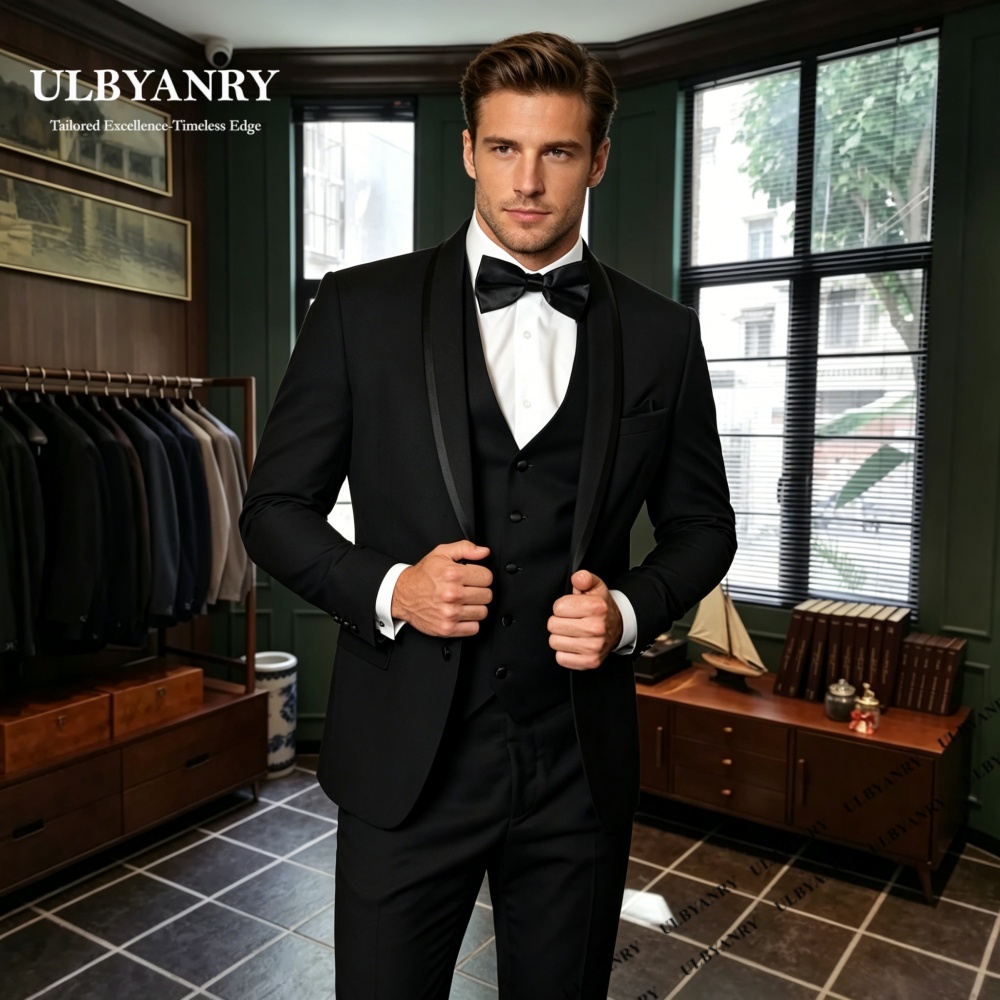 Men'S Formal Attire - Three Pieces Suit Set for Men,