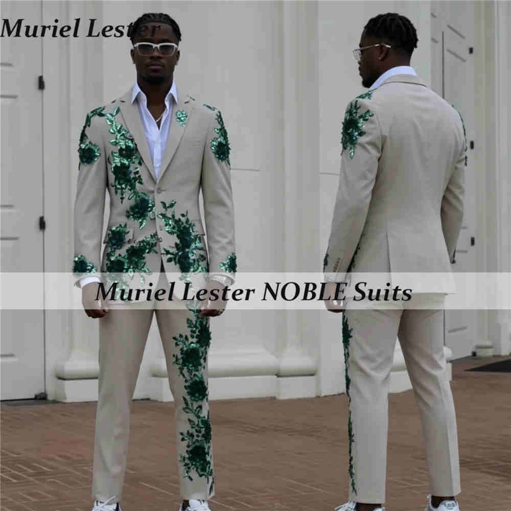 Men'S Formal Attire - Elegant Tuxedo Men Suit Slim Fit