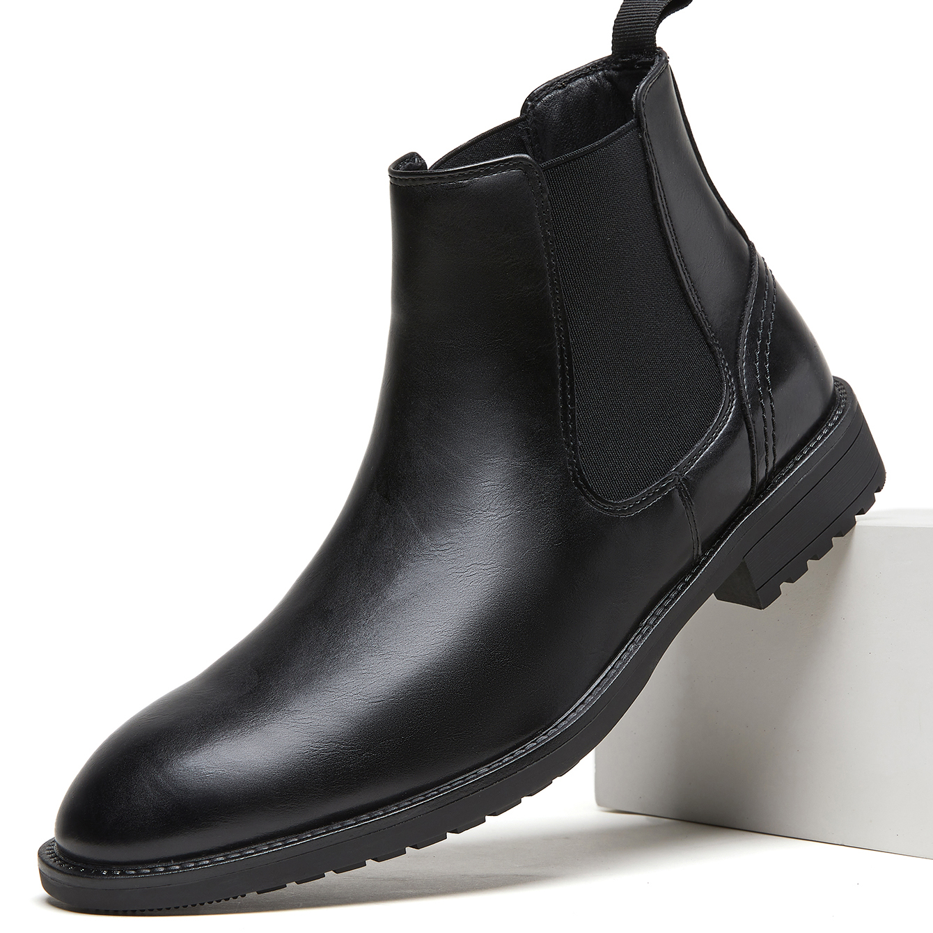Men Leather Chelsea Boots Slip - Men'S Style Formal Wear review and price