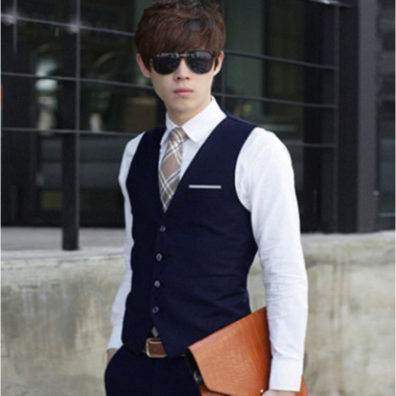 Men British Slim Fit Suit Vest - Men'S Formal Wear For Office review and price