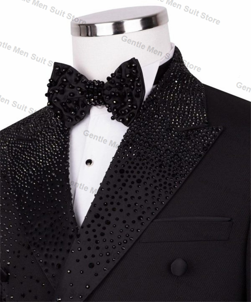 Black Luxury Crystals Men Suit - Men'S Luxury Formal Wear review and price