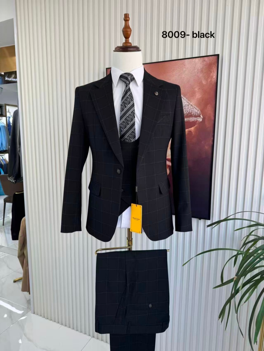 Men's Plaid Tuxedo 3 Pieces Ja - Men'S Formal Wear For Office review and price