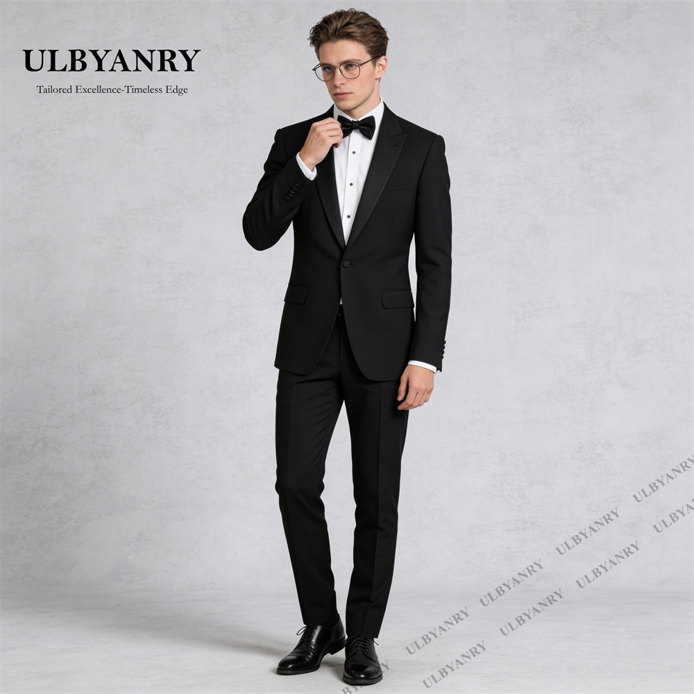 ULBYANRY Classic Black Tie Par - Men'S Formal Attire review and price
