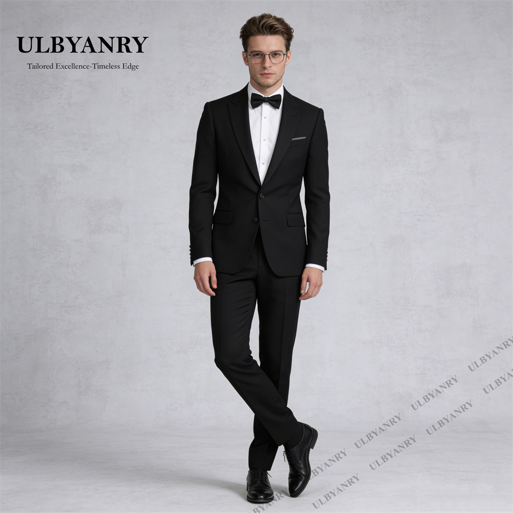 ULBYANRY Classic Black Tie Par - Men'S Formal Attire review and price