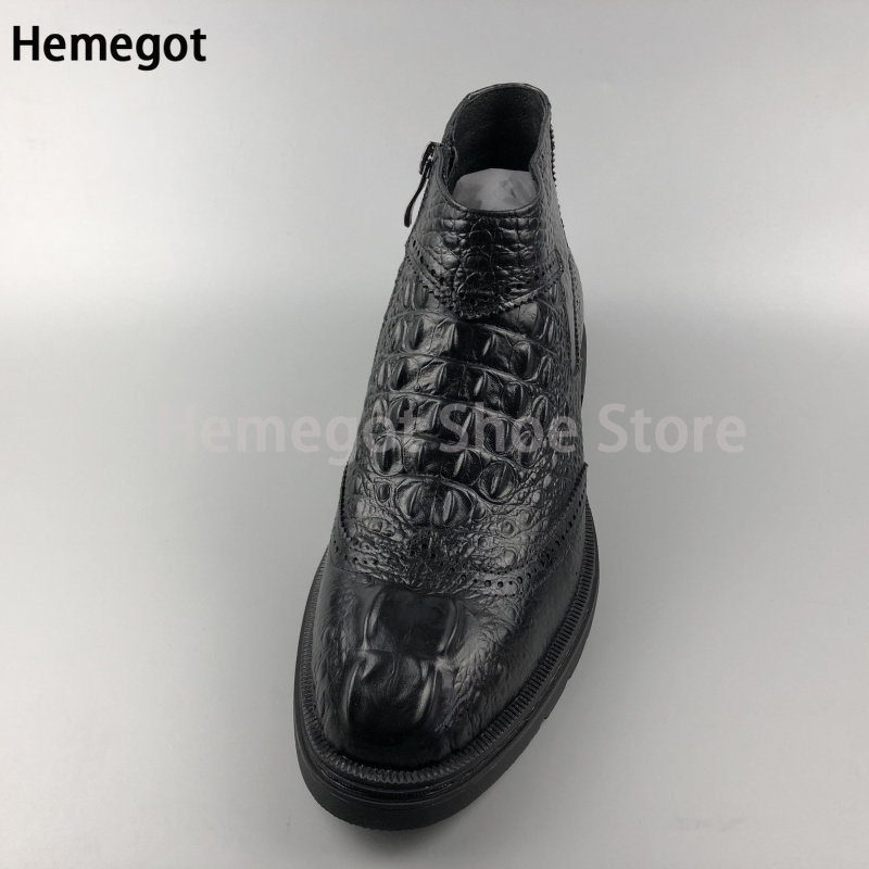 Black Croc Textured Chunky Sol - Men Formal Wear With Boots review and price