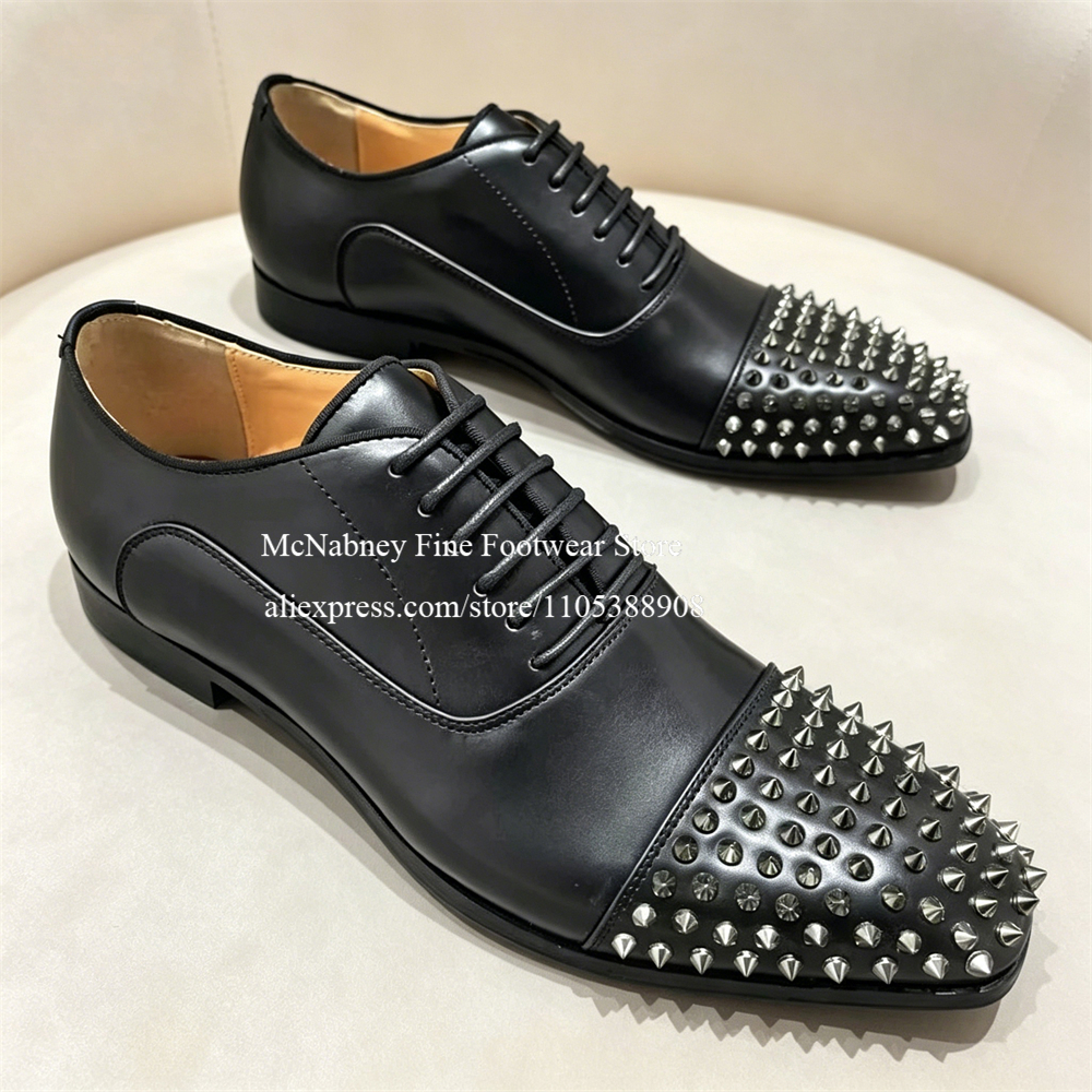 Spike Studs Leather Dress Shoe - Men'S Style Formal Wear review and price
