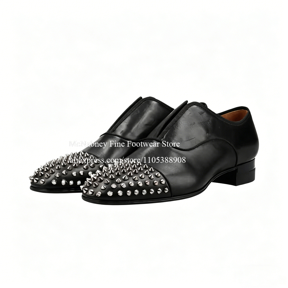 Spike Studs Leather Dress Shoe - Men'S Style Formal Wear review and price