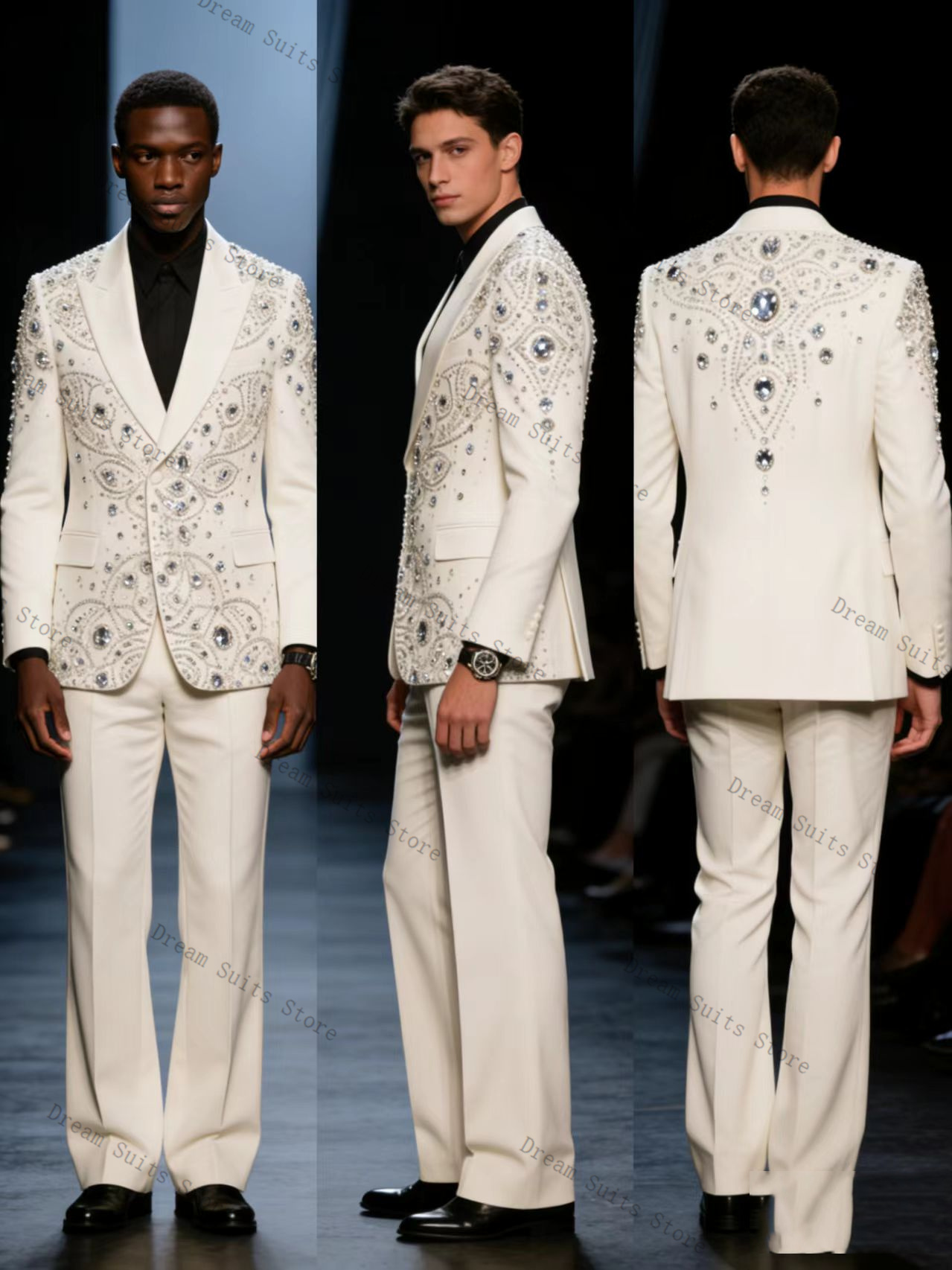 Luxury Crystals Men Suit Set 2 - Men'S Luxury Formal Wear review and price
