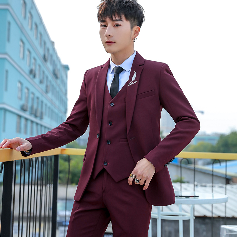 Slim Fit Tee Piece Suit Set fo - Men'S Formal Wear For Marriage review and price