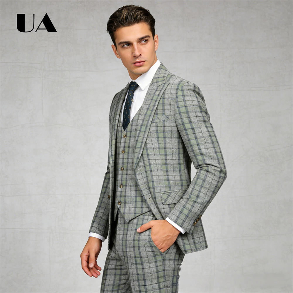 ULBYANRY Green Checkered Men's - Men'S Formal Attire review and price