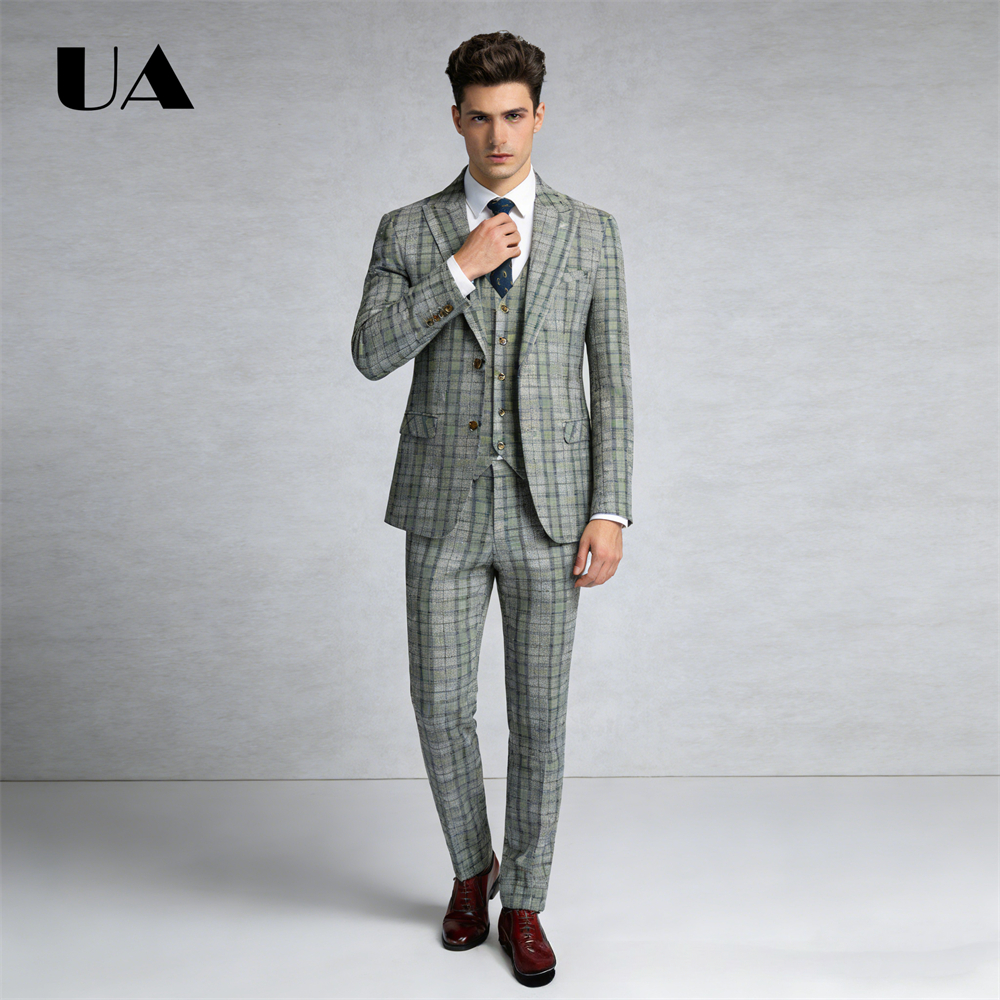 ULBYANRY Green Checkered Men's - Men'S Formal Attire review and price