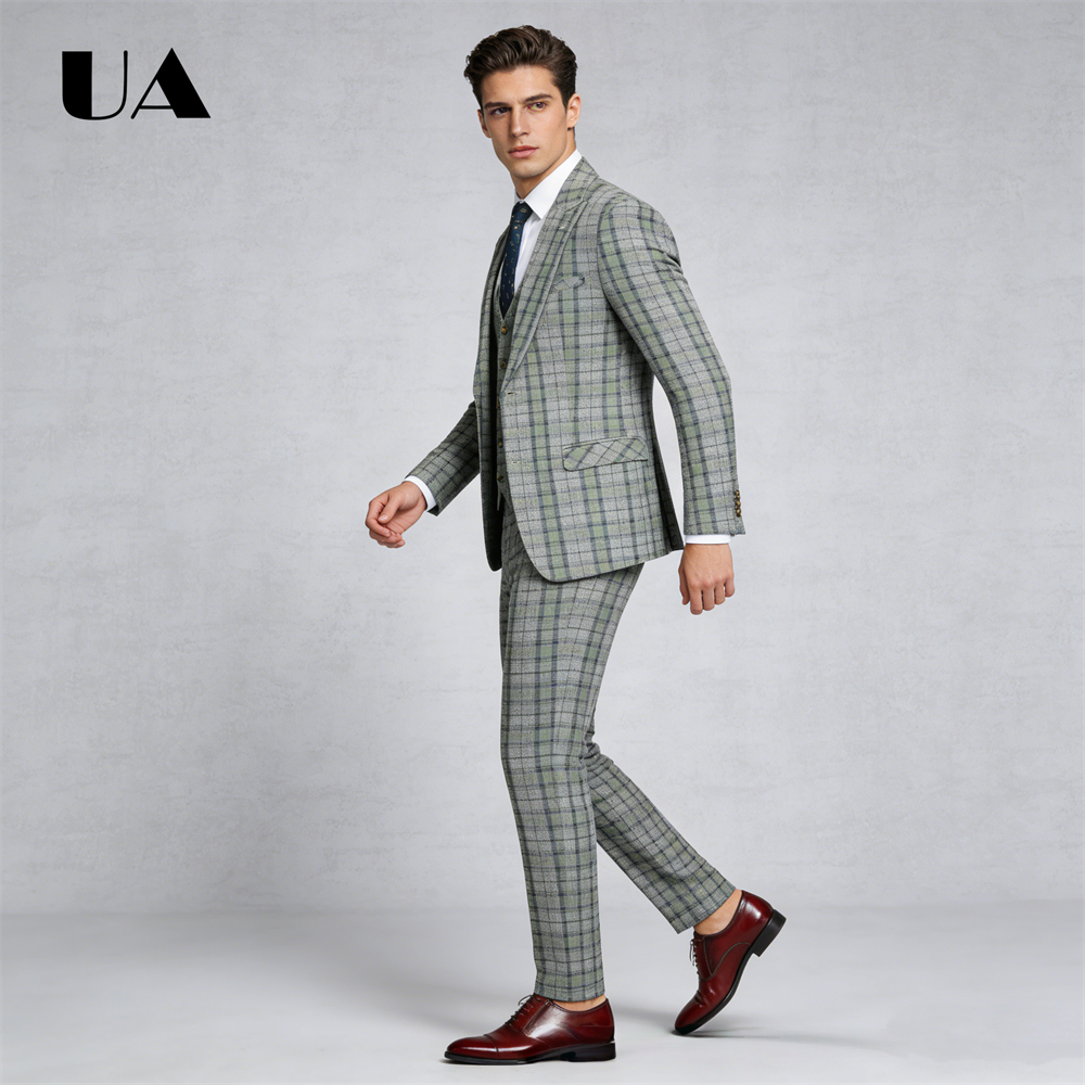 ULBYANRY Green Checkered Men's - Men'S Formal Attire review and price
