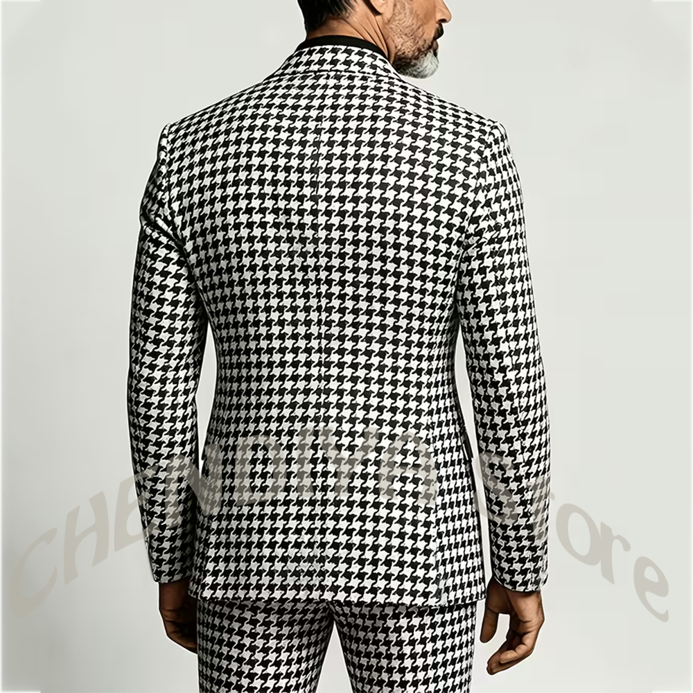 Black and White Houndstooth Me - Men'S Formal Attire review and price