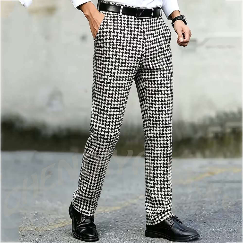 Black and White Houndstooth Me - Men'S Formal Attire review and price